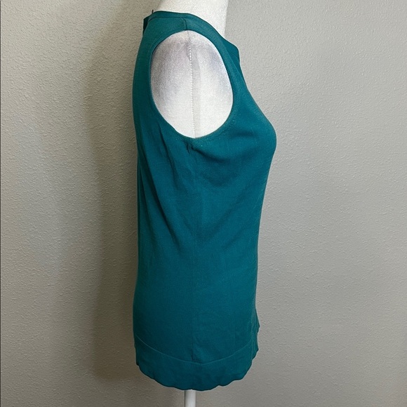 Lafayette 148 Lightweight Sweater Shell Blue Size Small - Picture 2 of 8